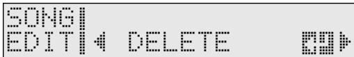 ROLAND TD-6KX - Appuyez sur la touche [▶] pour sélectionner "DELETE". - 1