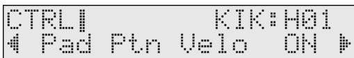 CTRL KIK:HH1 Pad Ftn Velo ON