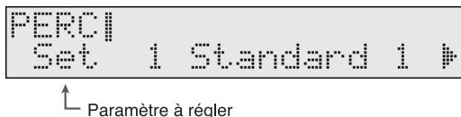 PERCI Set 1 Standard 1 # Paramètre à régler