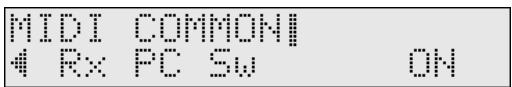MIDI COMMONI 4 Rx FC SW ON
