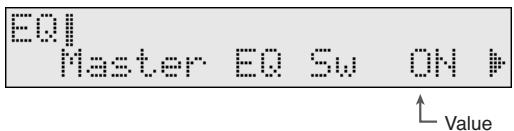 ROLAND TD-6KX - Réglages d'égalisation (EQUALIZER) - 3