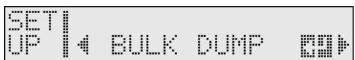 SETI UP ↑↓ BULK DUMP 224