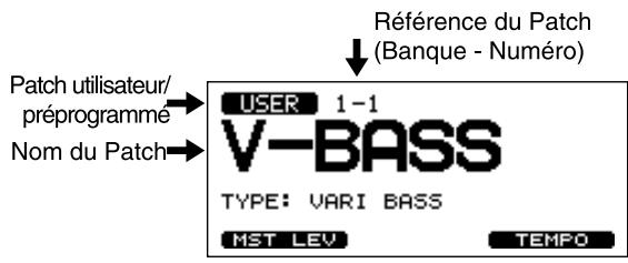 ROLAND V-BASS - Qu'est-ce qu'un patch ? - 1