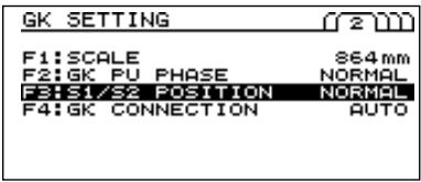 ROLAND V-BASS - Indication de la position du commutateur s1/s2 - 1