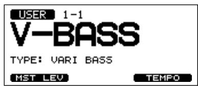 ROLAND V-BASS - Mise sous tension - 1