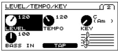 ROLAND V-BASS - Réglage du volume d'un patch - 2