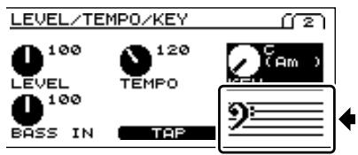ROLAND V-BASS - Réglage du tempo et de la tonalité du morceau à jour - 4