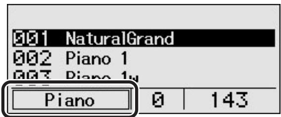001 NaturalGrand 002 Piano 1 003 Piano 1w Piano 0 | 143