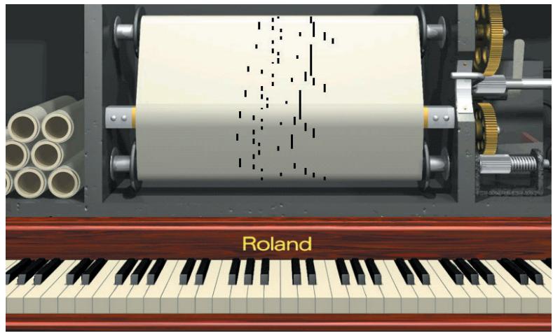 ROLAND VIMA RK-500 - Appuyez sur le bouton [PIANO ROLL] pour allumer son fémoin. - 1