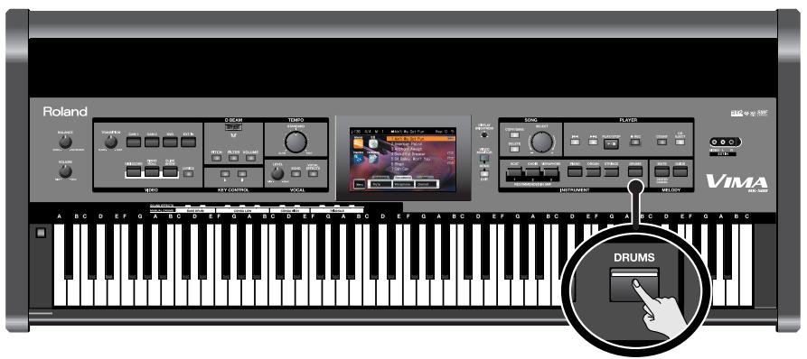 ROLAND VIMA RK-500 - Produire des effets spéciaux ou des sons de percussion sur le clavier - 1