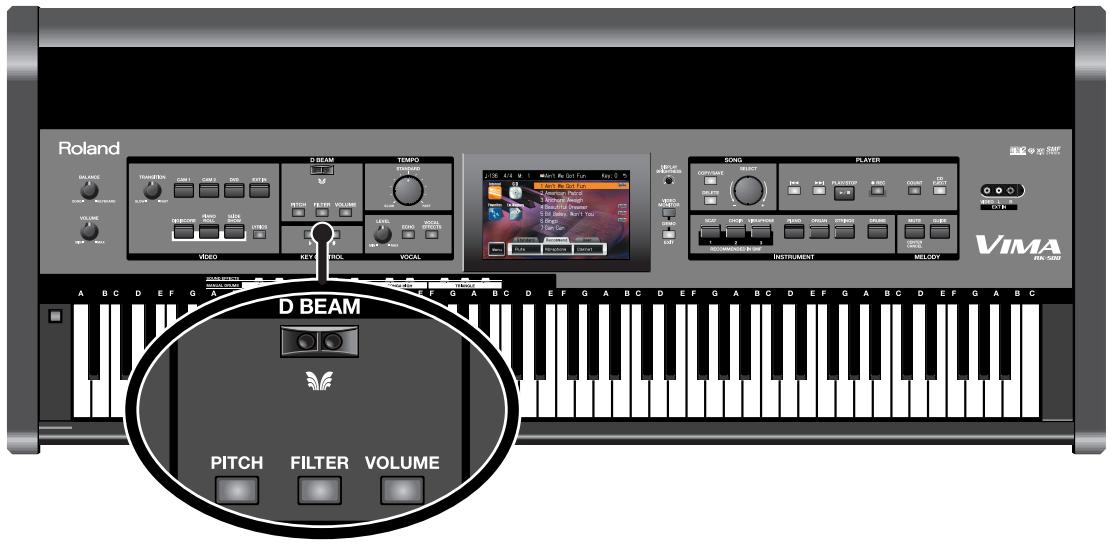 ROLAND VIMA RK-500 - Modifier le son - 1