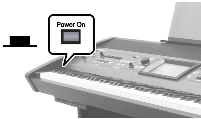 ROLAND VIMA RK-500 - Appuyez sur le commutateur [Power On]. - 1