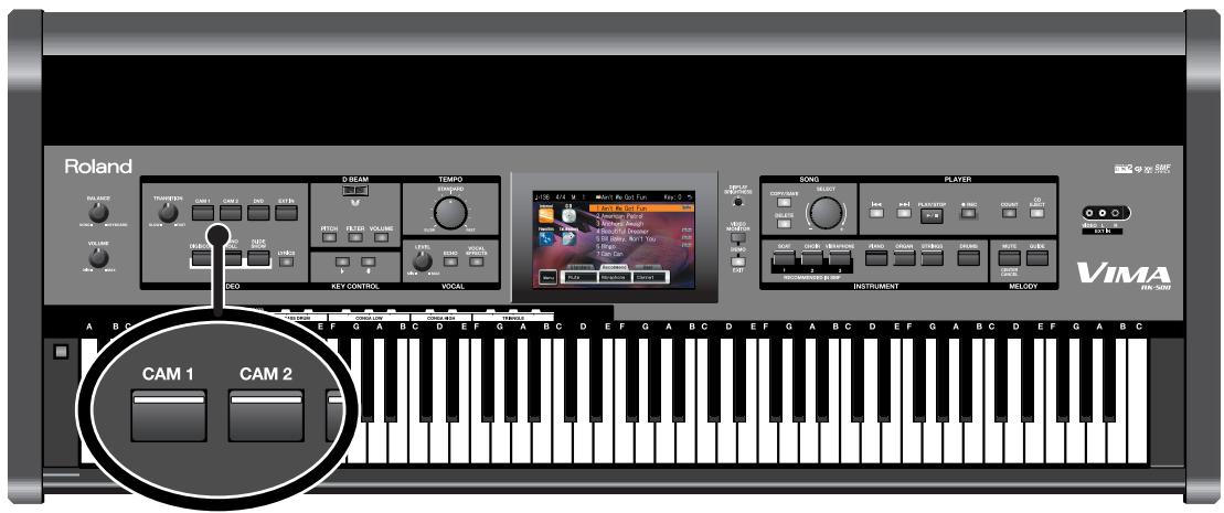 ROLAND VIMA RK-500 - Activez la fonction video. - 1