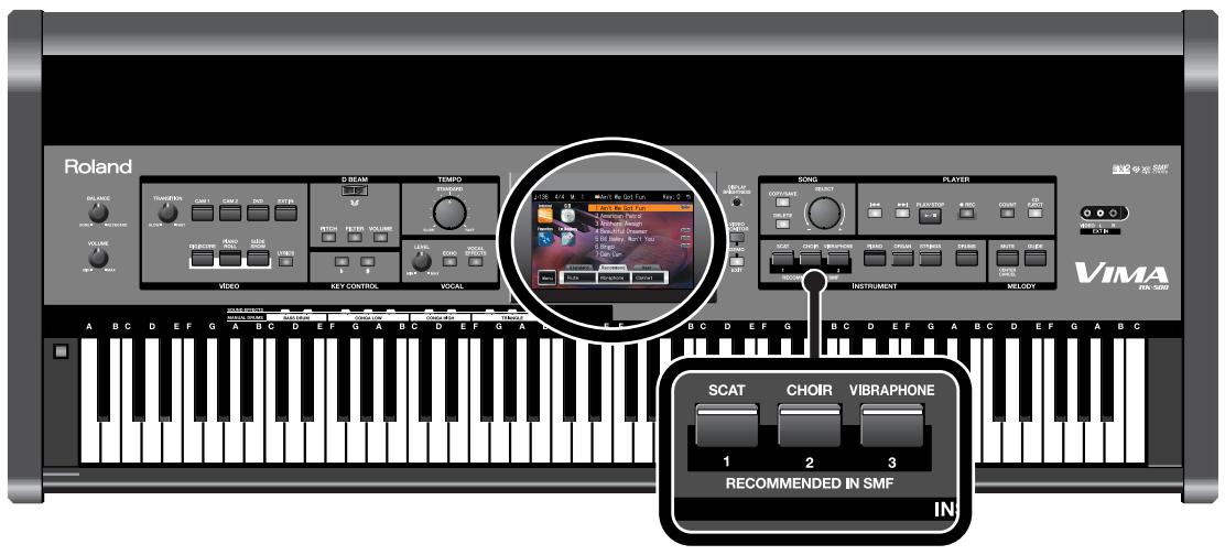 ROLAND VIMA RK-500 - Jouer avec vossonsfavoris (UserTones) - 1