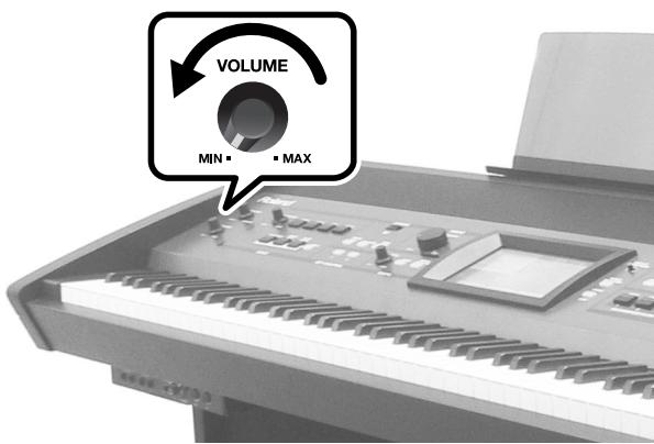 ROLAND VIMA RK-500 - Mise sous tension - 1