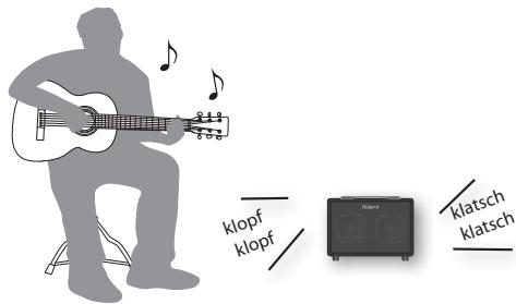 ROLAND AC-33 - Verwenden der LOOPER-Funktion zum Aufzeichnen, Wiedergeben und Mitspielen eines Rhythmus - 5