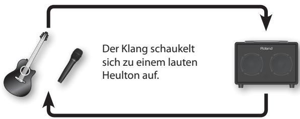 ROLAND AC-33 - Was ist eine Rückkopplung? - 1