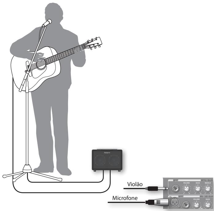 ROLAND AC-33 - Você pode cantar e tocar violão ao mesmo tempo. - 1