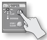 ROLAND AC-33 - Enregistrement d'une phrase - 2