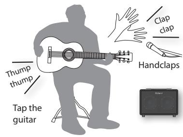 ROLAND AC-33 - Using the Looper function to record, play back, and play along with a rhythm - 1