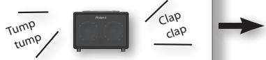 ROLAND AC-33 - Uso della funzione Looper per registrare, riprodurre e suonare a tempo con un ritmo - 3