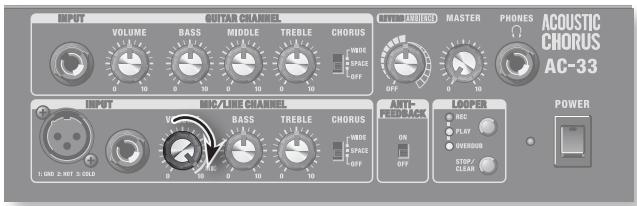 INPUT VOLUME BASS MIDDLE TREBLE CHORUS MINIMUM CHORD MASTER PHONES ACOUSTIC CHORUS AC-33 INPUT MINIMUM CHANNEL BASS TREBLE CHORUS MINIMUM CHANNEL MINIMUM CHANNEL AUTO- LEADBACK LOOPER POWER 1:000 2 INT 3 GILD AVG AVG AVG AVG AVG AVG AVG AVG AVG AVG AVG AVG AVG AVG AVG AVG AVG AVG AVG AVG AVG AVG AVG AVG AVG AVG AVG AVG AVG AVG