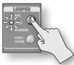 ROLAND AC-33 - Overdubbing the phrase - 2