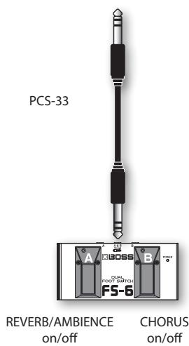 PCS-33 REVERB/AMBIENCE on/off CHORUS on/off A B C D E F G H I J K L M N O P Q R S T U V W X Y Z