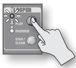 ROLAND AC-33 - Uso della funzione Looper per registrare, riprodurre e suonare a tempo con un ritmo - 2