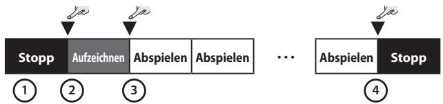 ROLAND AC-33 - Aufnehmen einer Sequenz - 1