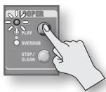 ROLAND AC-33 - Using the Looper function to record, play back, and play along with a rhythm - 2