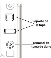 ROLAND EBAND JS-8 - Acerca del soporte de la tapa (hueco) - 1