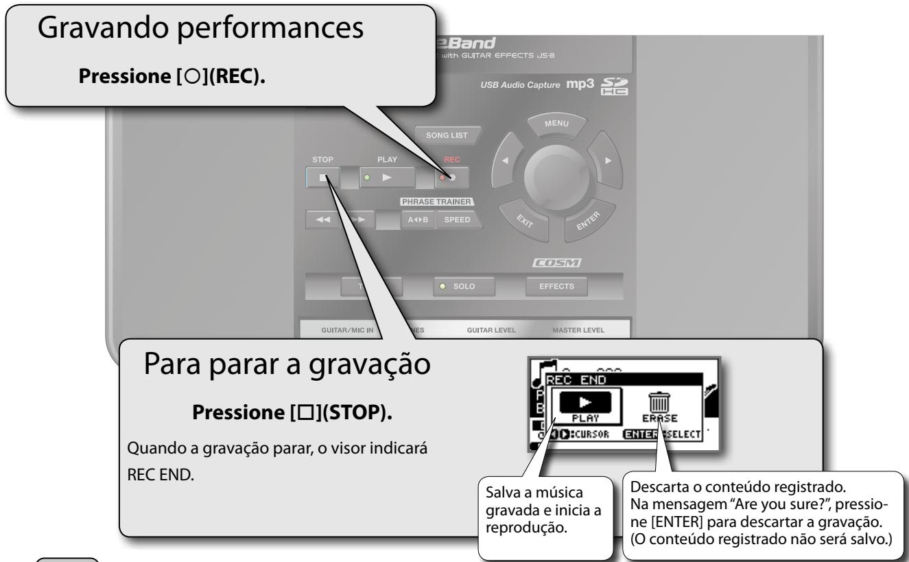 ROLAND EBAND JS-8 - Tocando música no pendrive - 1