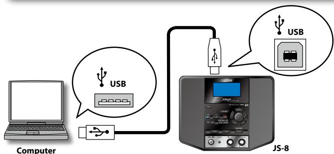 ROLAND EBAND JS-8 - Anschließlich an den Computer - 1