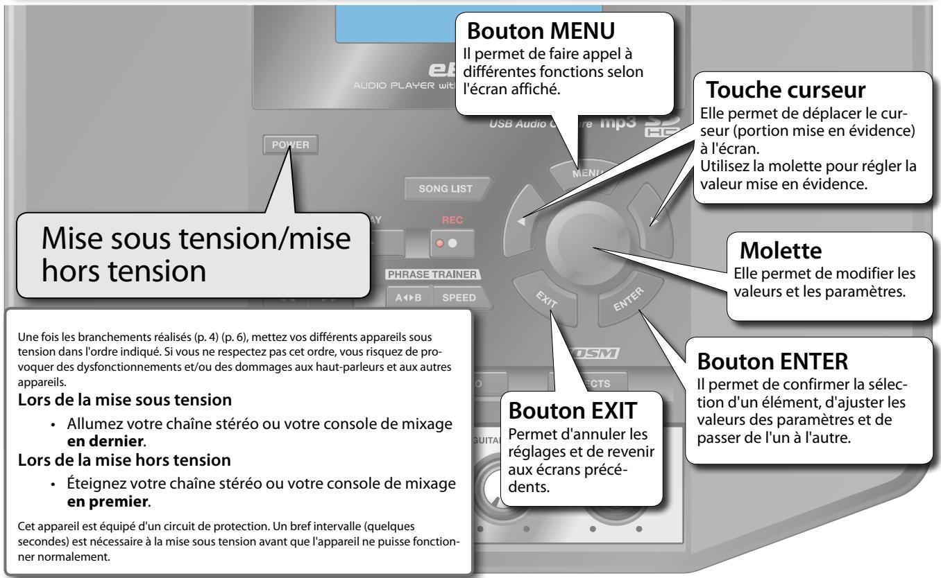 ROLAND EBAND JS-8 - Opérations de base du JS-8 - 1