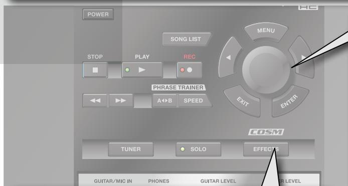 ROLAND EBAND JS-8 - Cambio de efectos - 1