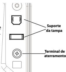 ROLAND EBAND JS-8 - Sobre o suporte da tampa (recuo) - 1