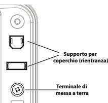 ROLAND EBAND JS-8 - Informazioni sul supporto per coperchio (rientranza) - 1