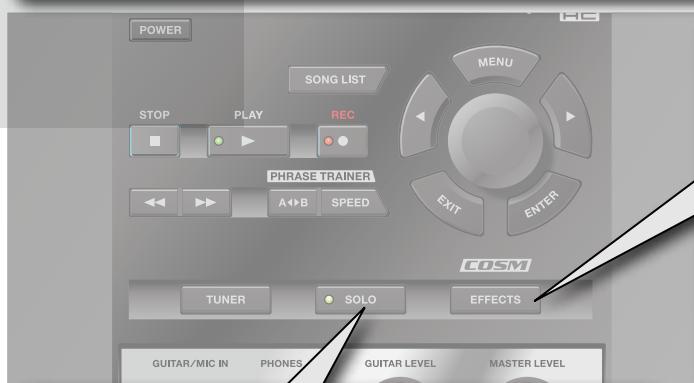 ROLAND EBAND JS-8 - Trocando efeitos - 1