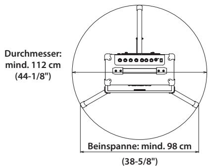 ROLAND KC-110 - Aufbau des Boxenstativs ST-A95 - 2