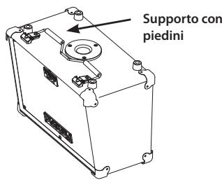 Supporto con piedini