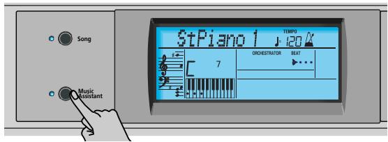 ROLAND KR103 - Automatic registration: Music Assistant - 1