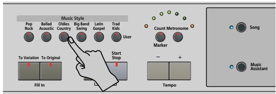 ROLAND KR103 - Utilizar el Arranger sin split (Modo Piano Arranger) - 2