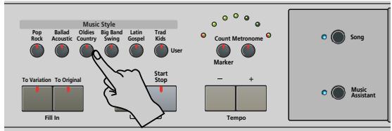 ROLAND KR103 - Grabar conacompañamiento de estilo - 2