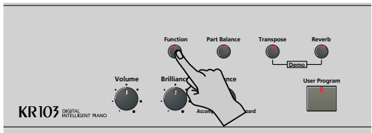 ROLAND KR103 - Utiliser le processeur multi-effet (MFX) - 1