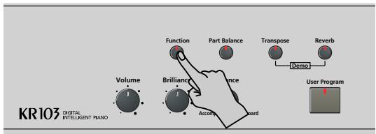 ROLAND KR103 - Utilizar el procesador multiefectos (MFX) - 1
