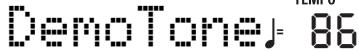 ROLAND KR103 - Playing back a Tone demo song - 2