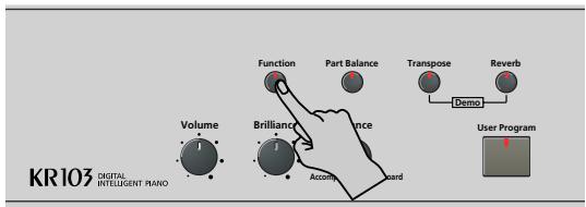 ROLAND KR103 - Fonctions de jeu et effets - 1