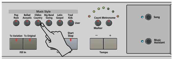 ROLAND KR103 - Recording with Arranger backing - 2
