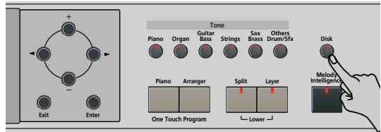ROLAND KR103 - Formatear disquetes - 1